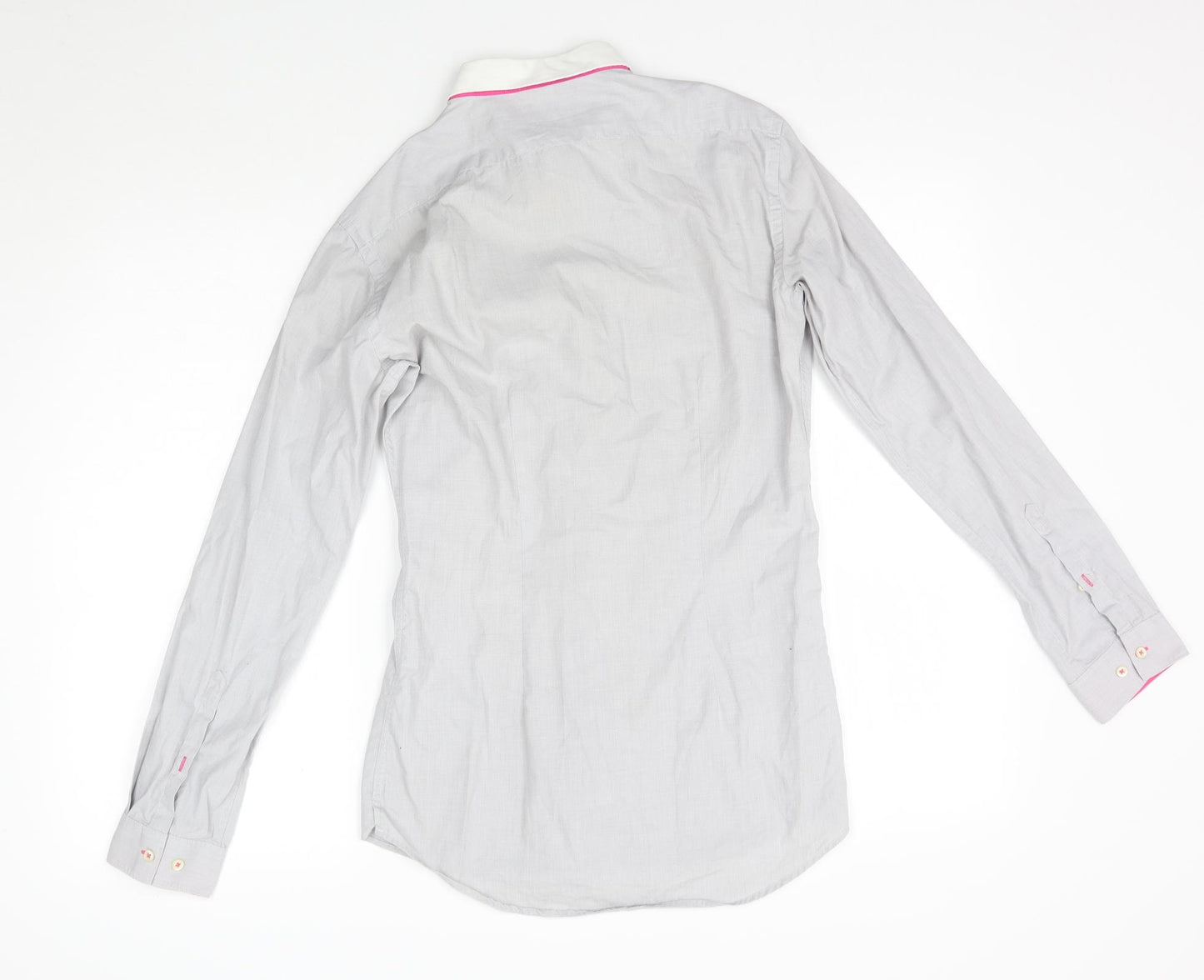 NEXT Mens Grey    Button-Up Size 14