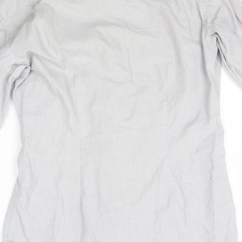 NEXT Mens Grey    Button-Up Size 14