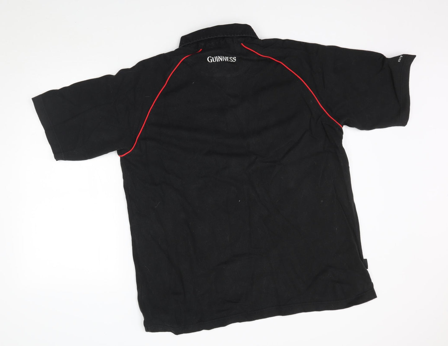 Cotton Traders Mens Black    Polo Size XL  - guiness