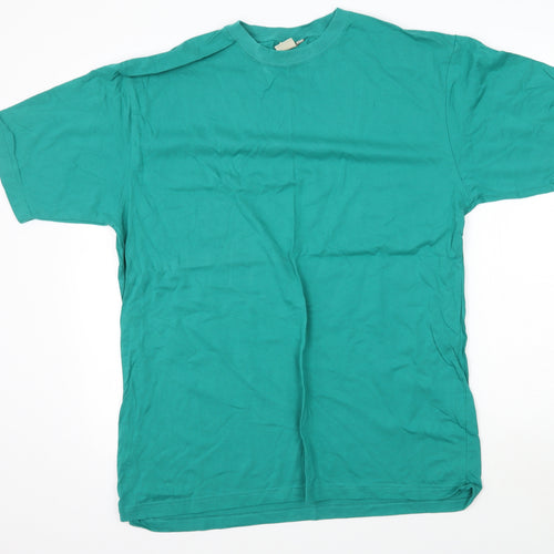 Cotton Traders Mens Green    T-Shirt Size L