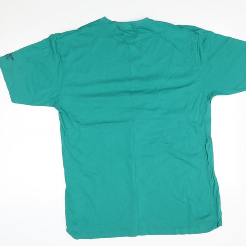 Cotton Traders Mens Green    T-Shirt Size L