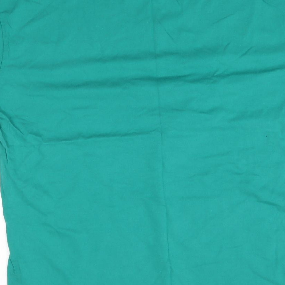 Cotton Traders Mens Green    T-Shirt Size L