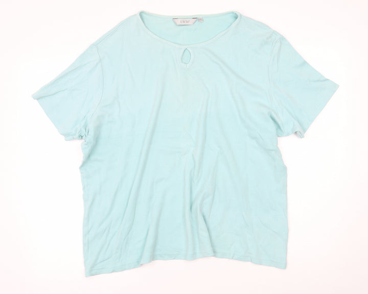 EWM Womens Blue   Basic T-Shirt Size XL