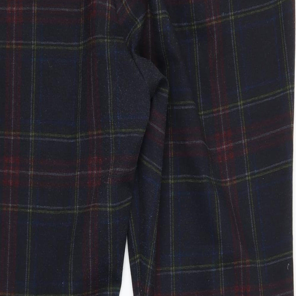 F&F Womens Black Plaid  Trousers  Size 20 L27 in - stripe