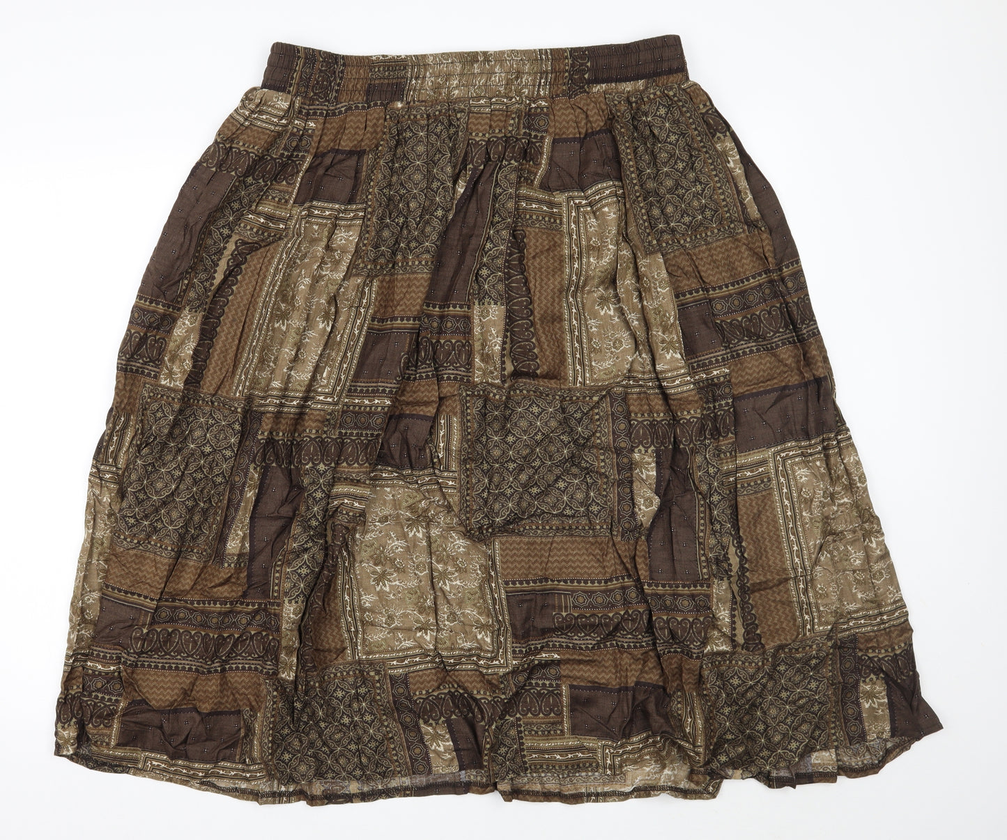 Berkertex Womens Green   A-Line Skirt Size 20