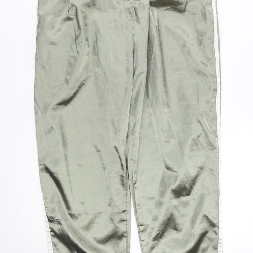 PRETTYLITTLETHING Womens Green   Sweatpants Trousers Size 10 L25 in