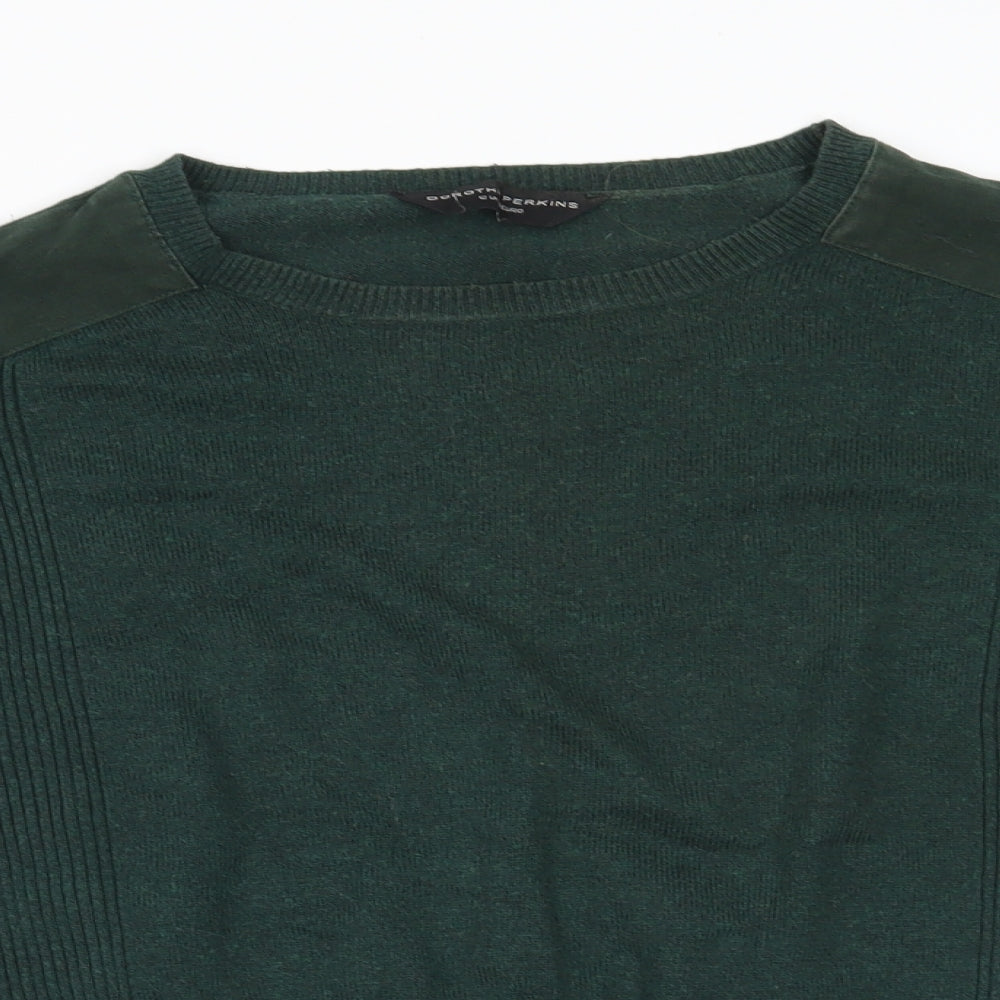 Dorothy Perkins Womens Green   Pullover Jumper Size 12