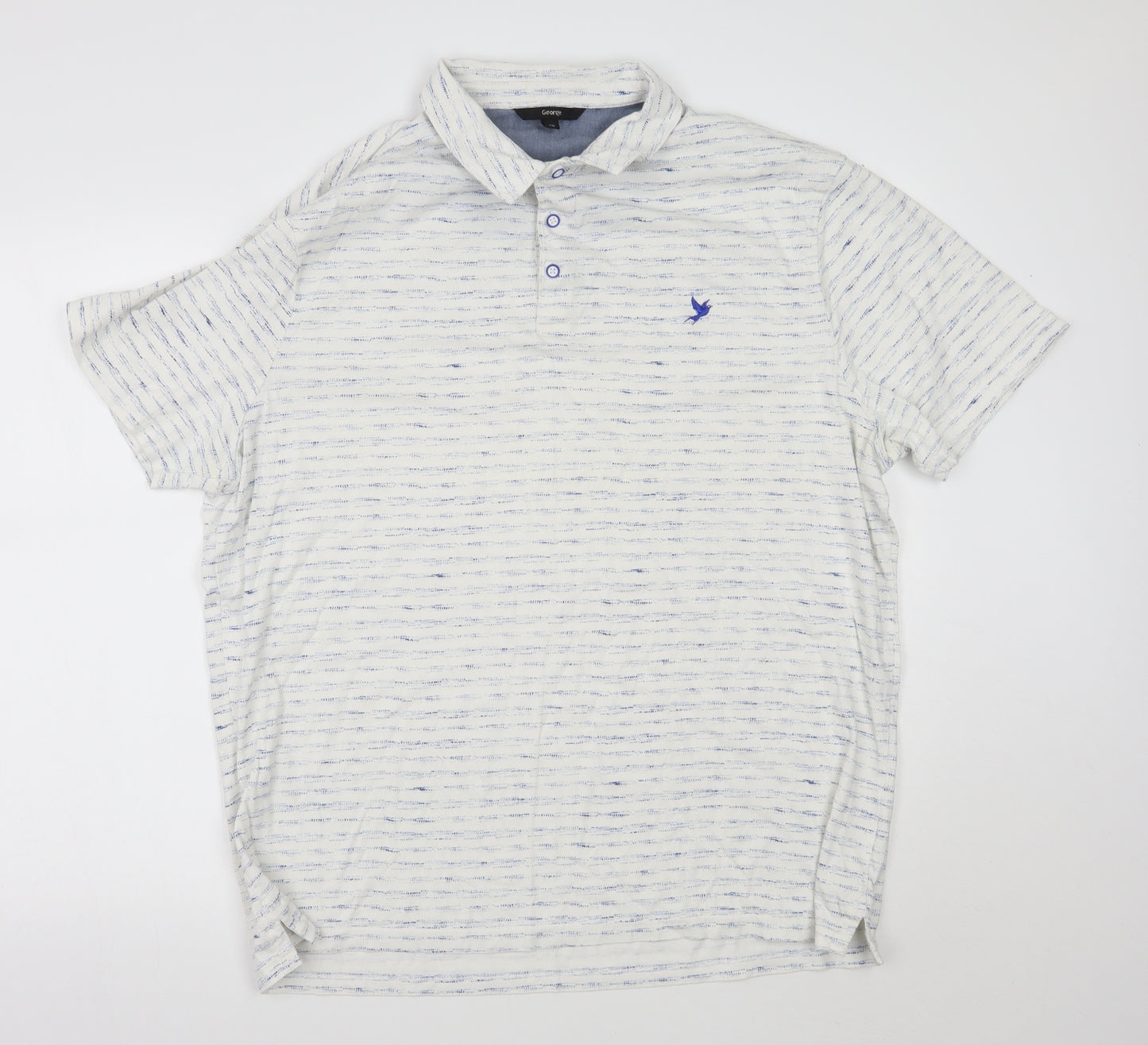 George Mens White    Polo Size XL