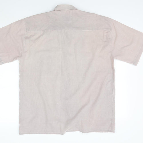 charles m Mens Red Check   Button-Up Size XL