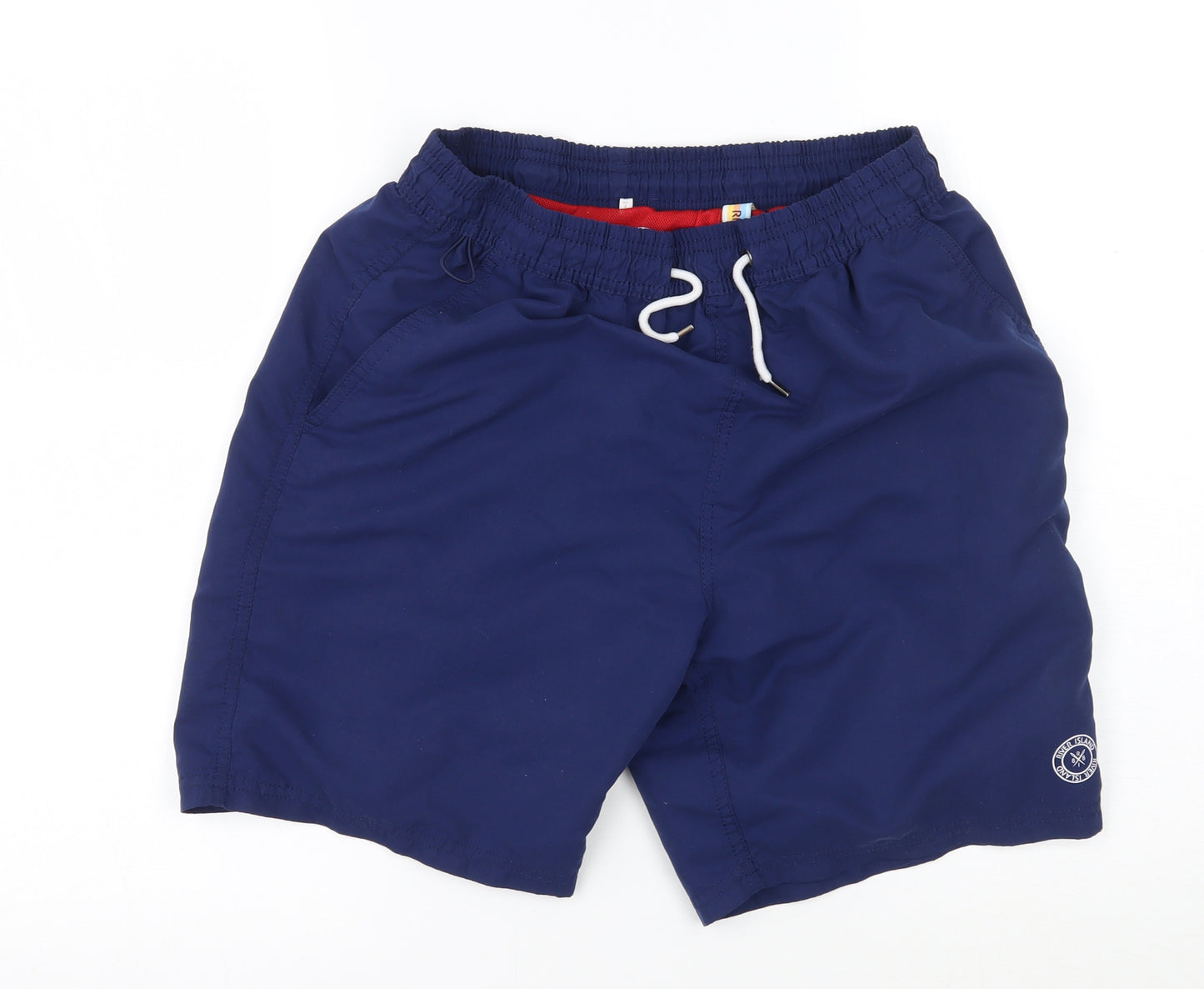 River Island Mens Blue   Bermuda Shorts Size S - swim