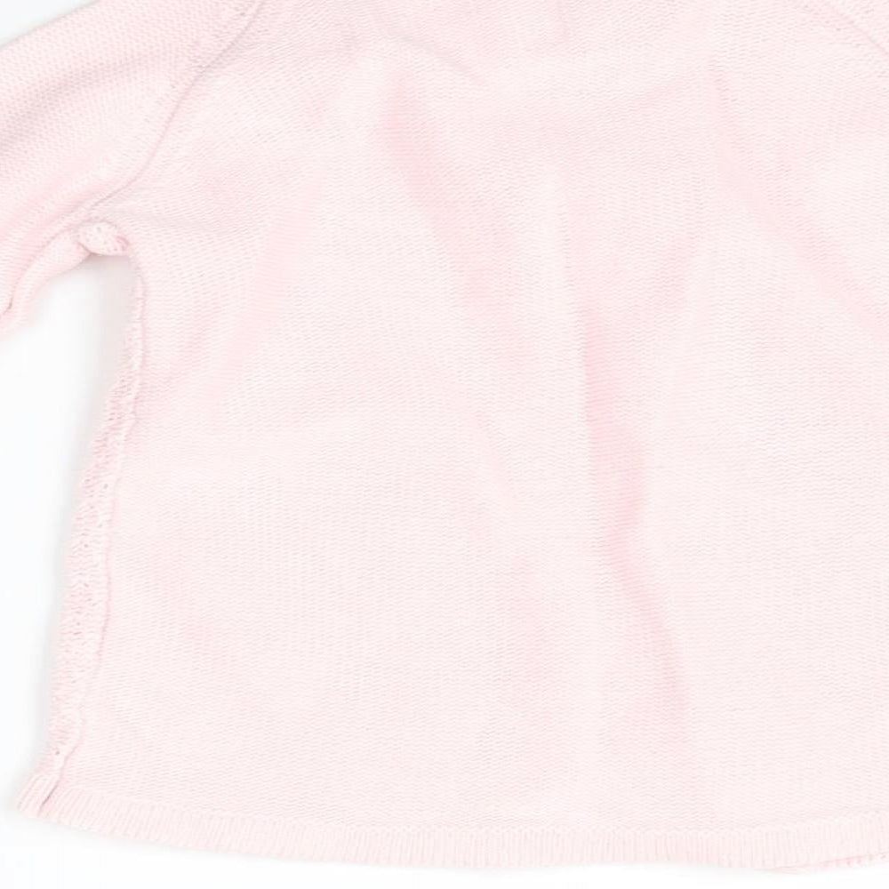 Nutmeg Girls Pink   Cardigan Jumper Size 12-18 Months