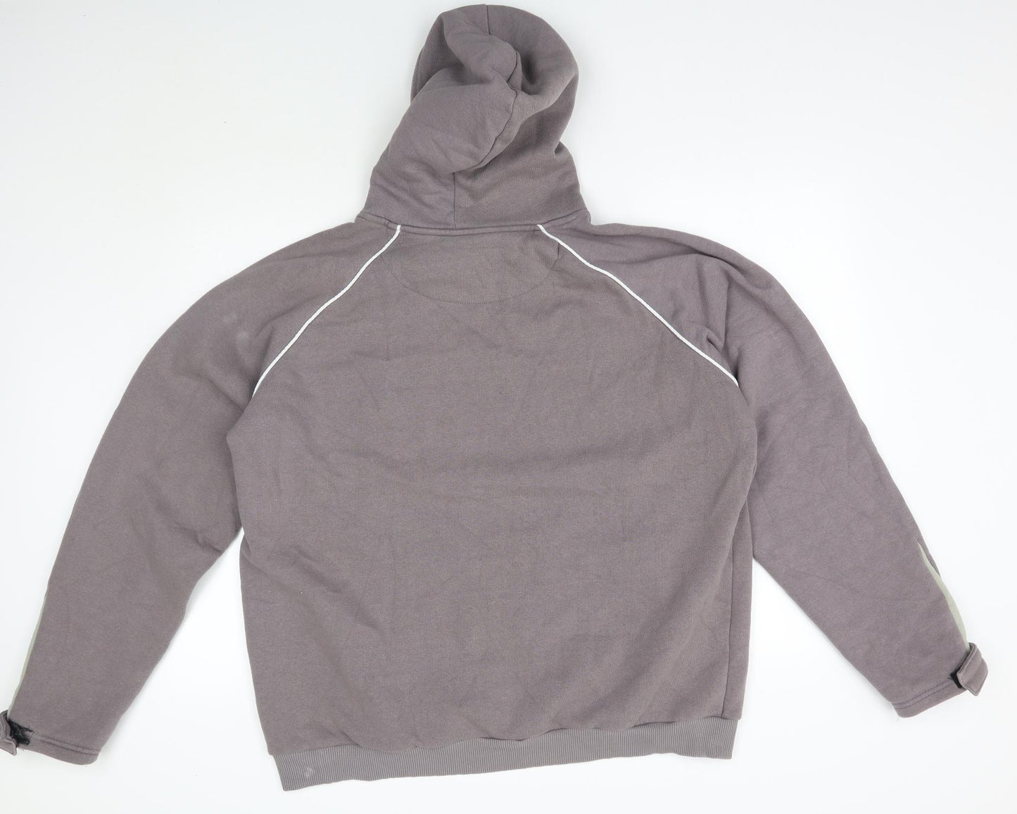 Boohooman Mens Grey   Pullover Hoodie Size M  -