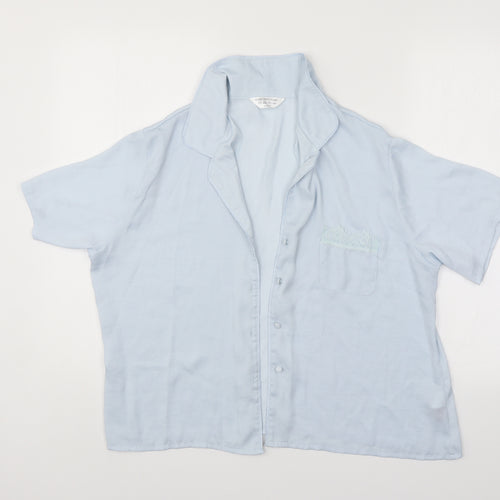 Secret Possessions Womens Blue   Kimono Pyjama Top Size 14