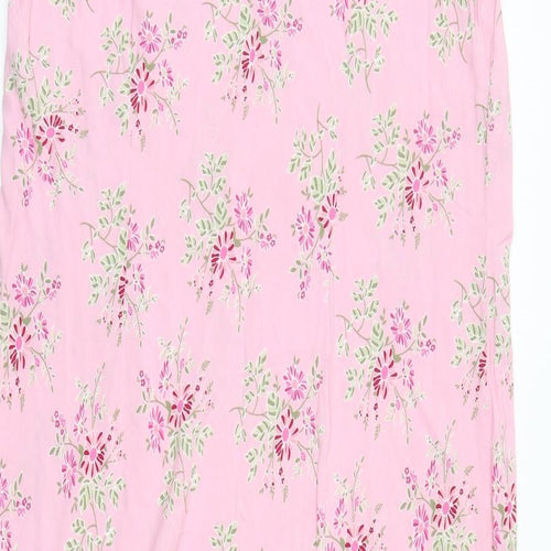 Classics Womens Pink Floral  Maxi  Size 28