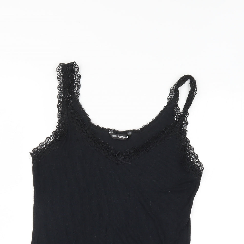 Autograph Womens Black   Top Pyjama Top Size 18