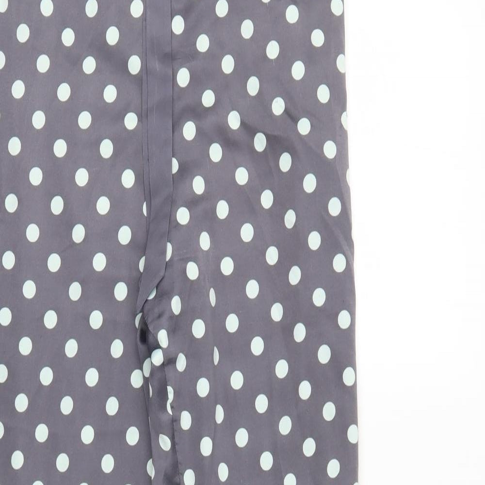 Prescence Womens Silver Polka Dot   Pyjama Pants Size 10