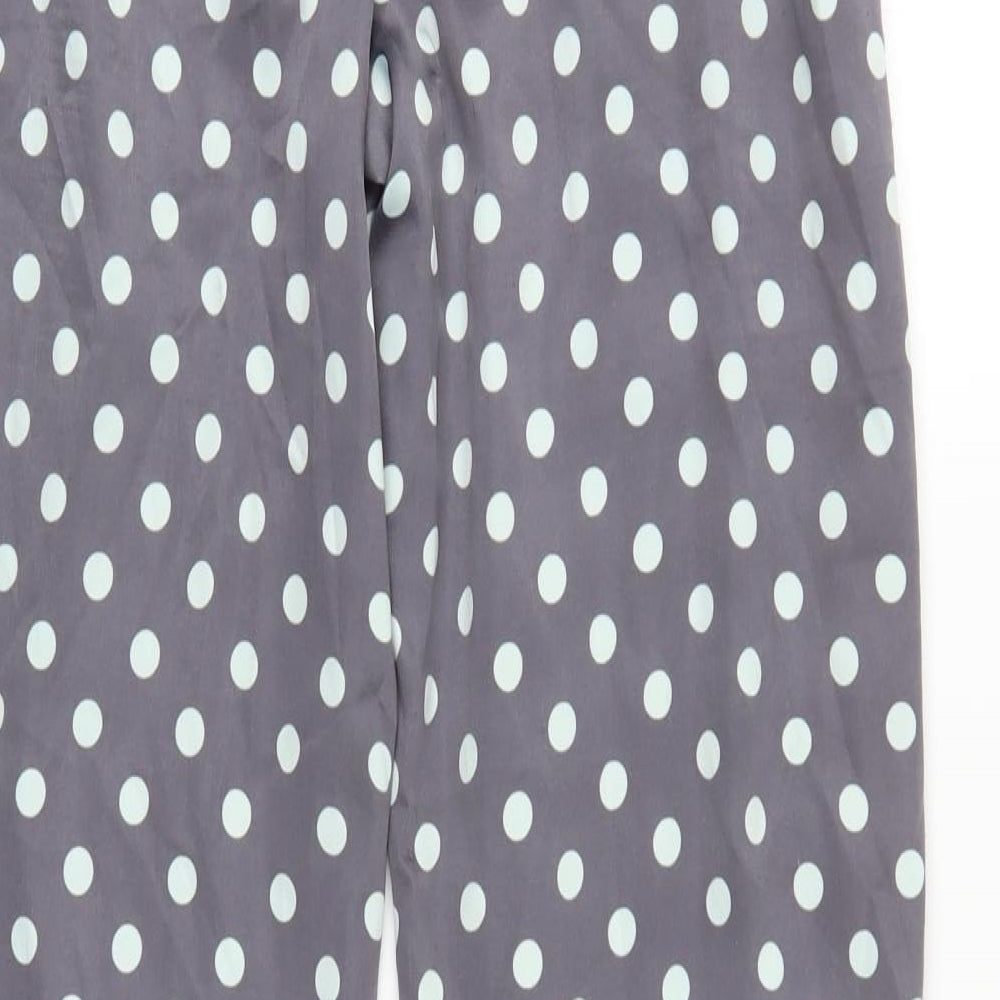 Prescence Womens Silver Polka Dot   Pyjama Pants Size 10