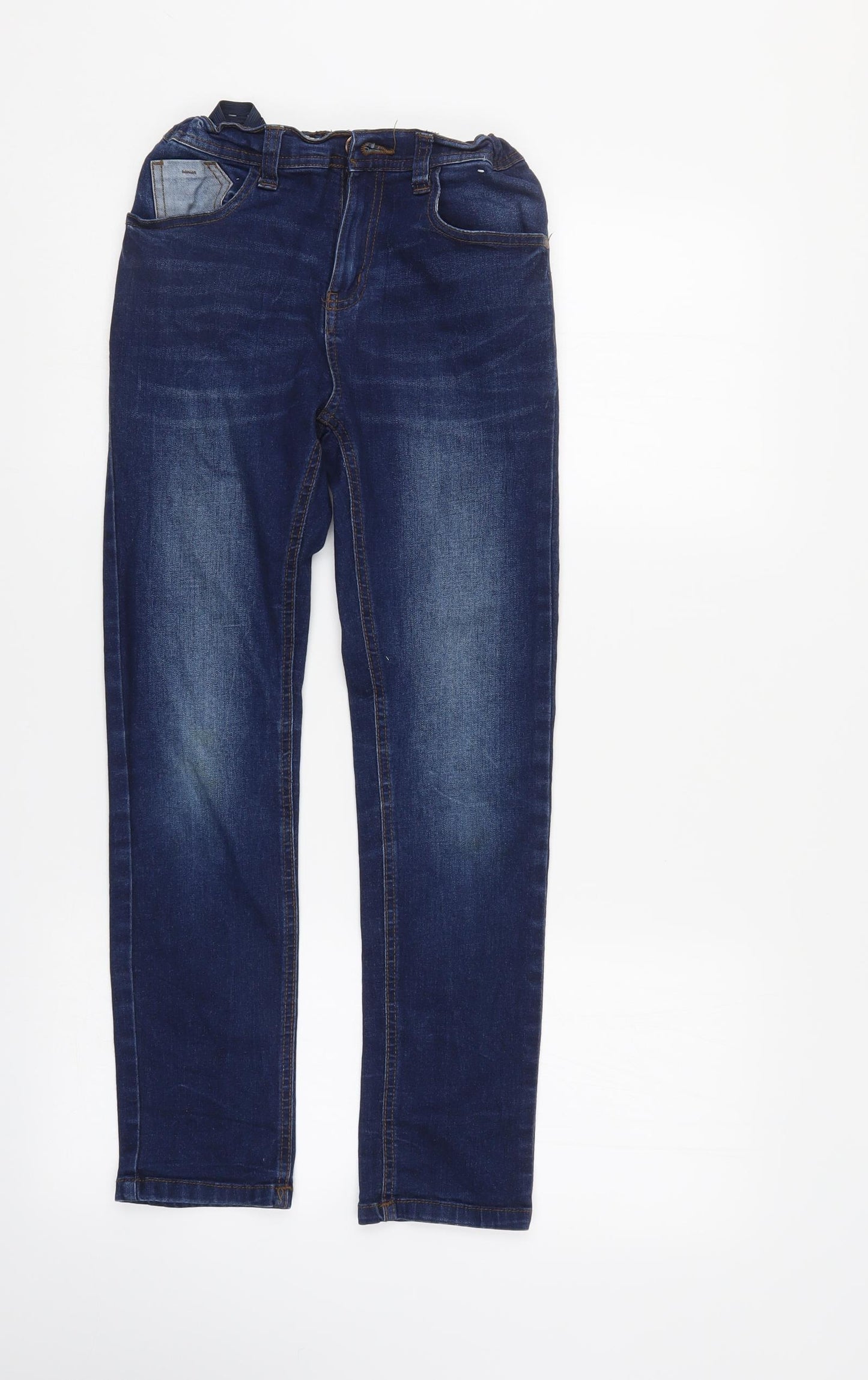 Denim & Co. Girls Blue  Denim Straight Jeans Size 11-12 Years