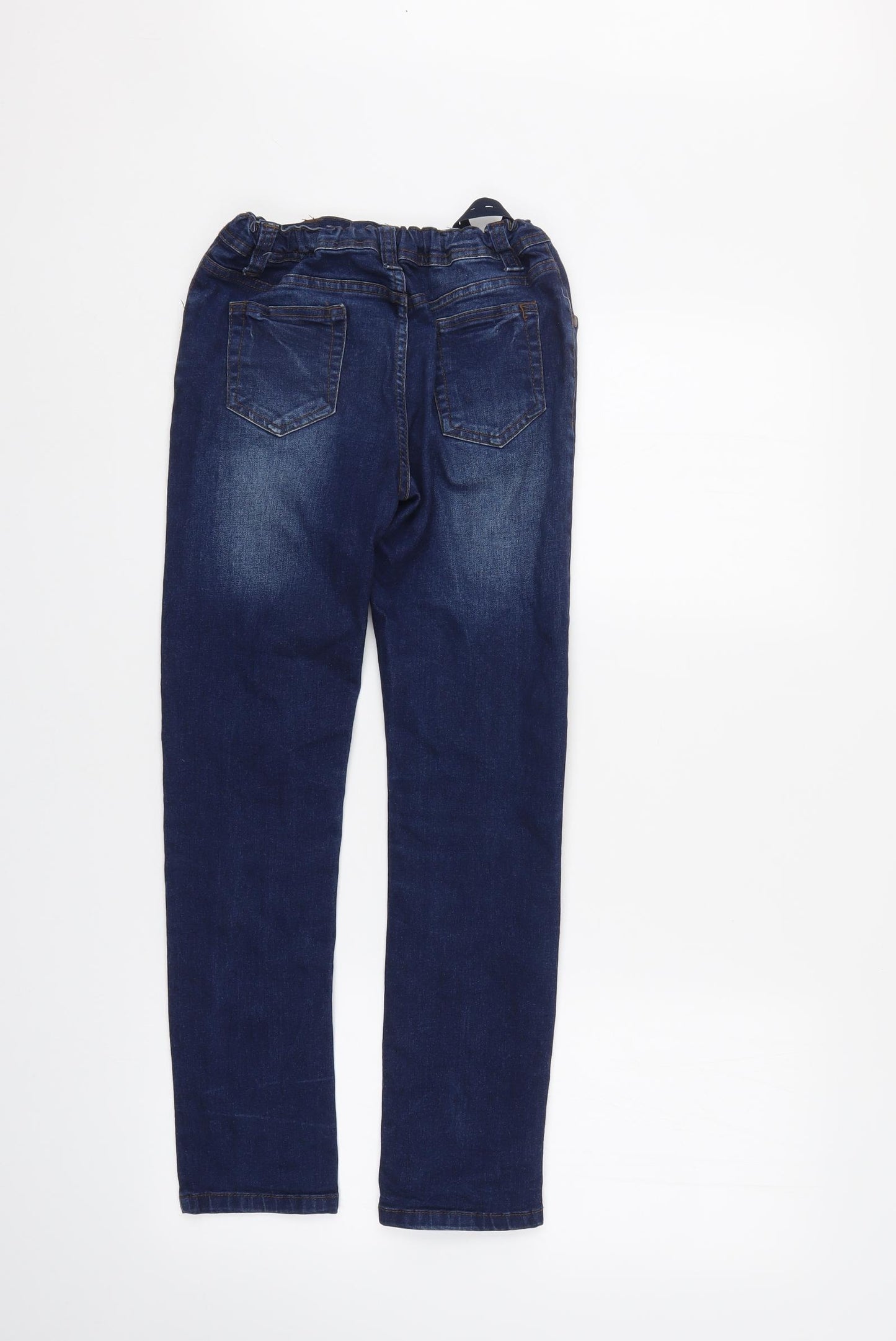 Denim & Co. Girls Blue  Denim Straight Jeans Size 11-12 Years