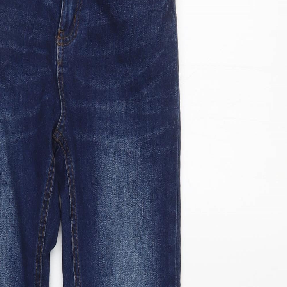 Denim & Co. Girls Blue  Denim Straight Jeans Size 11-12 Years