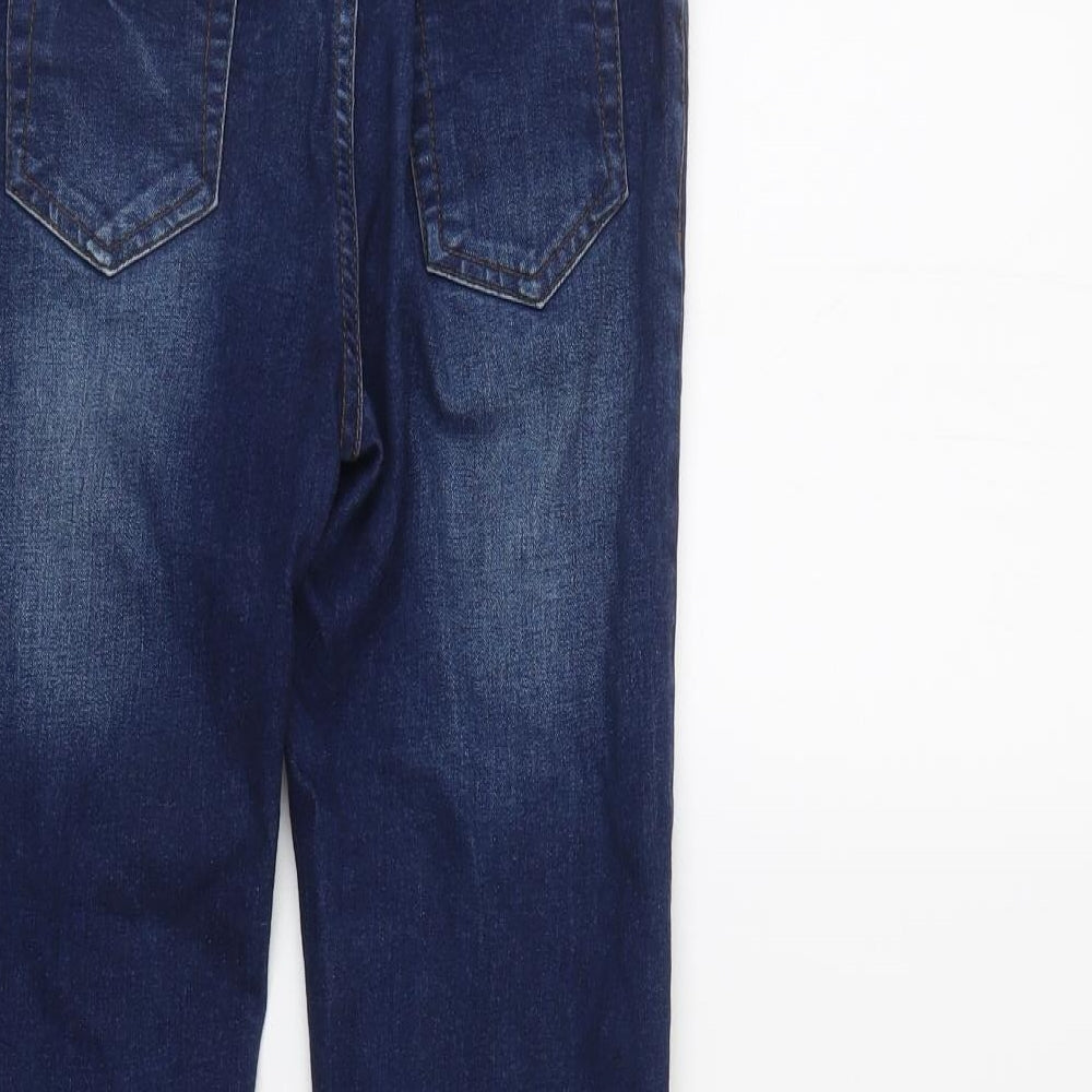 Denim & Co. Girls Blue  Denim Straight Jeans Size 11-12 Years