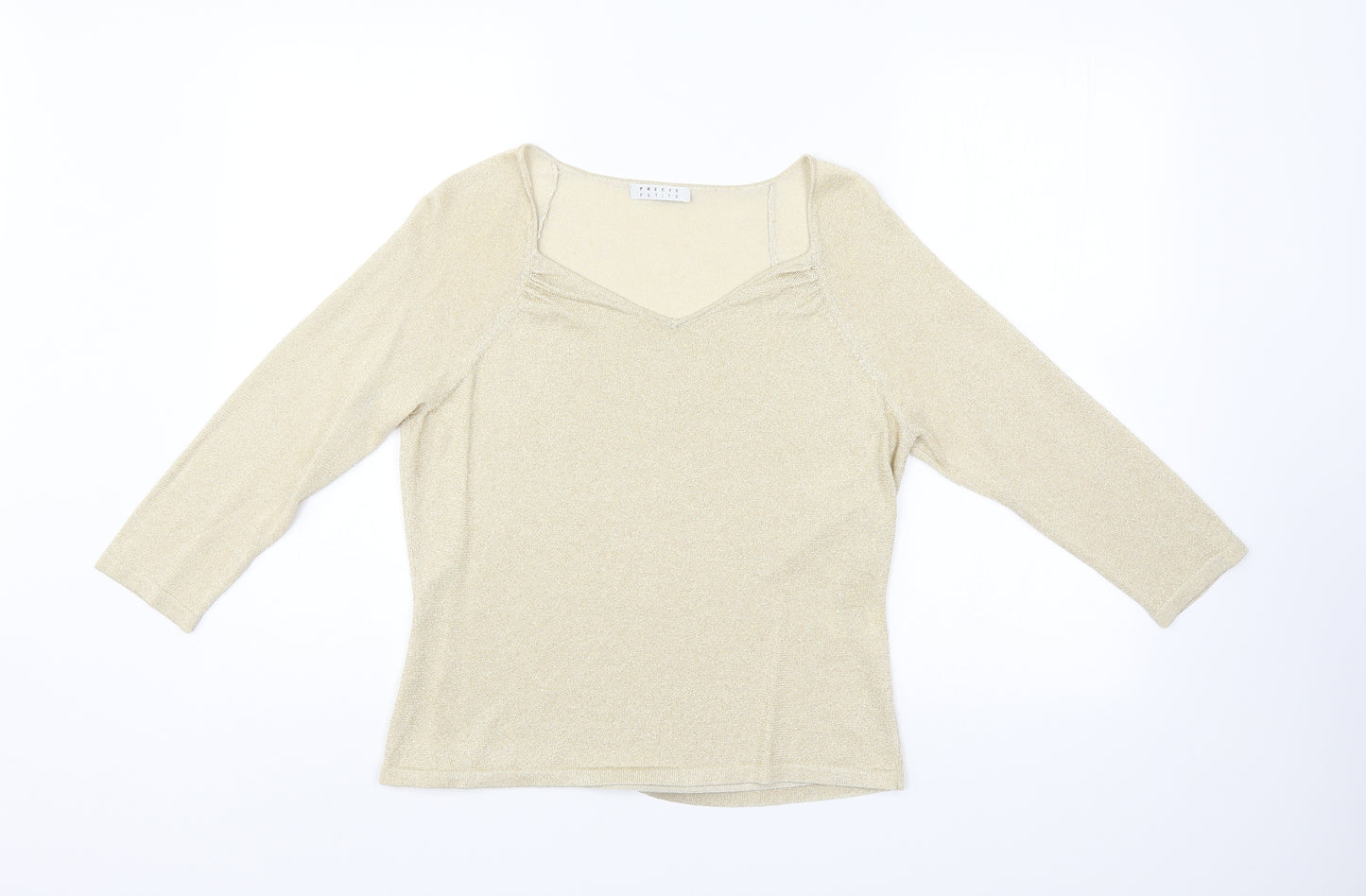 Precis Petite Womens Ivory   Jersey Blouse Size M