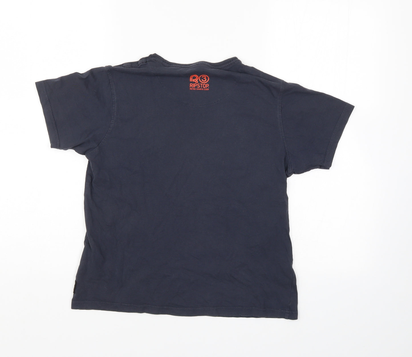 Ripstop Mens Blue    T-Shirt Size XS