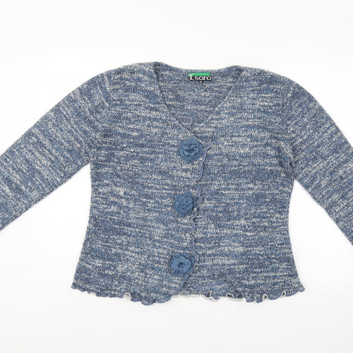 Sara Womens Blue   Pullover Jumper Size M