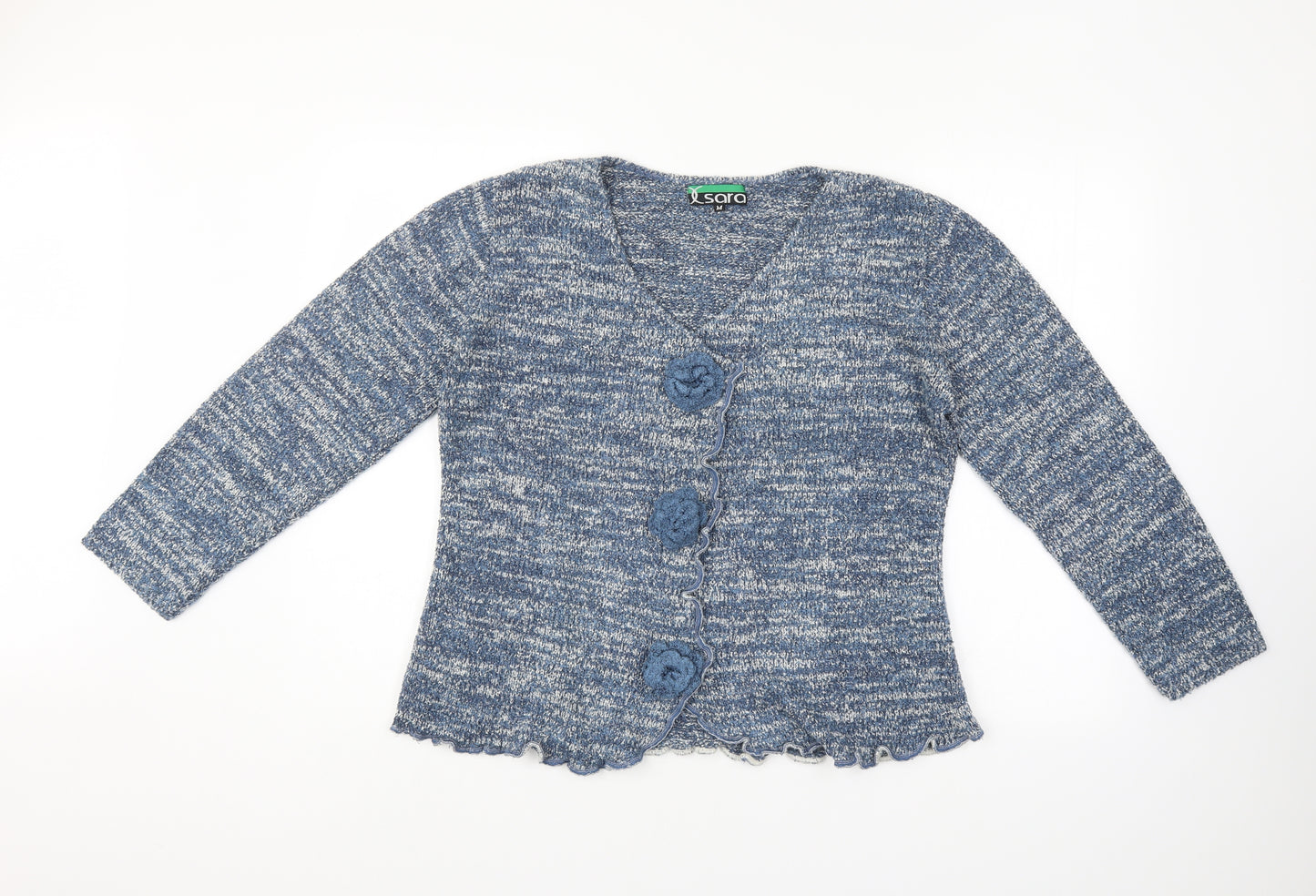 Sara Womens Blue   Pullover Jumper Size M