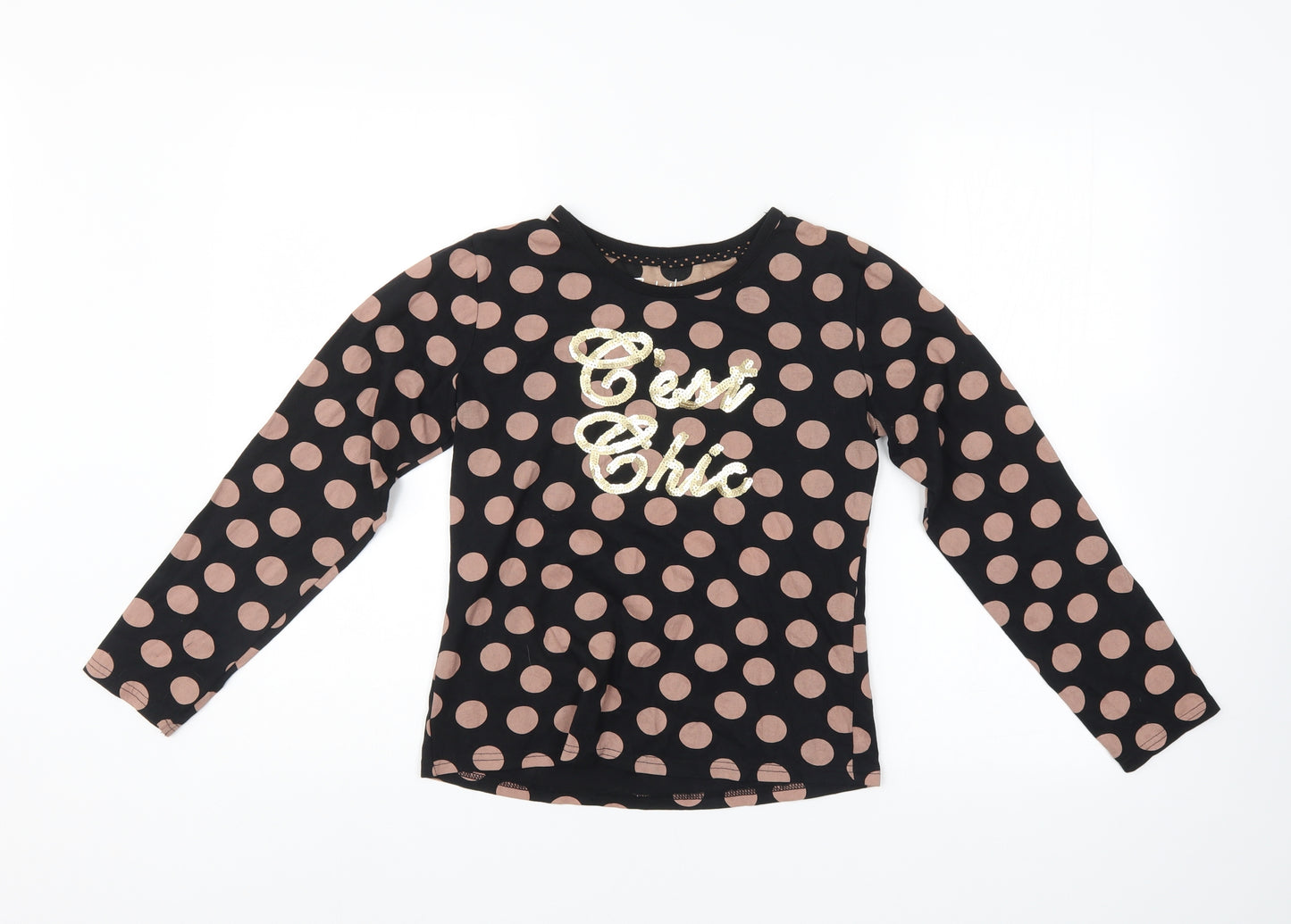 Fabulous Girls Multicoloured Polka Dot  Pullover Jumper Size 12-13 Years