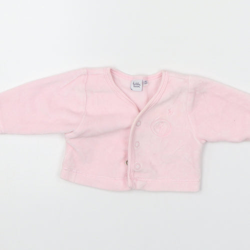 Babble Boom Girls Pink   Cardigan Jumper Size 0-3 Months