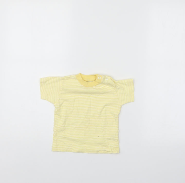 Early days Boys Yellow Striped  Basic Casual Size 6-9 Months