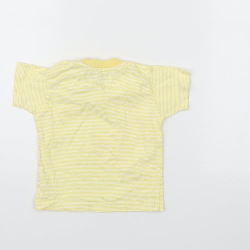 Early days Boys Yellow Striped  Basic Casual Size 6-9 Months