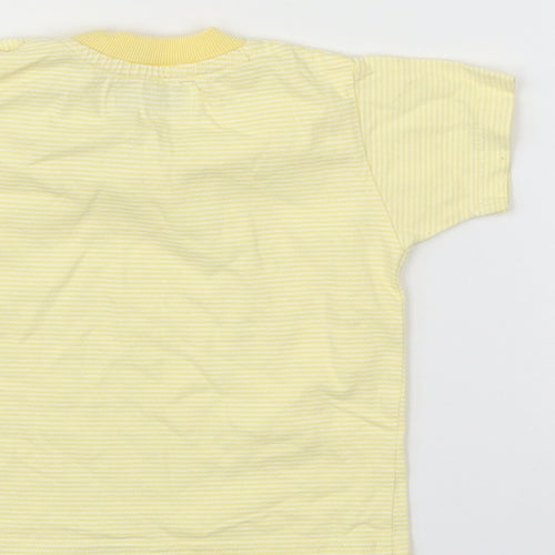 Early days Boys Yellow Striped  Basic Casual Size 6-9 Months