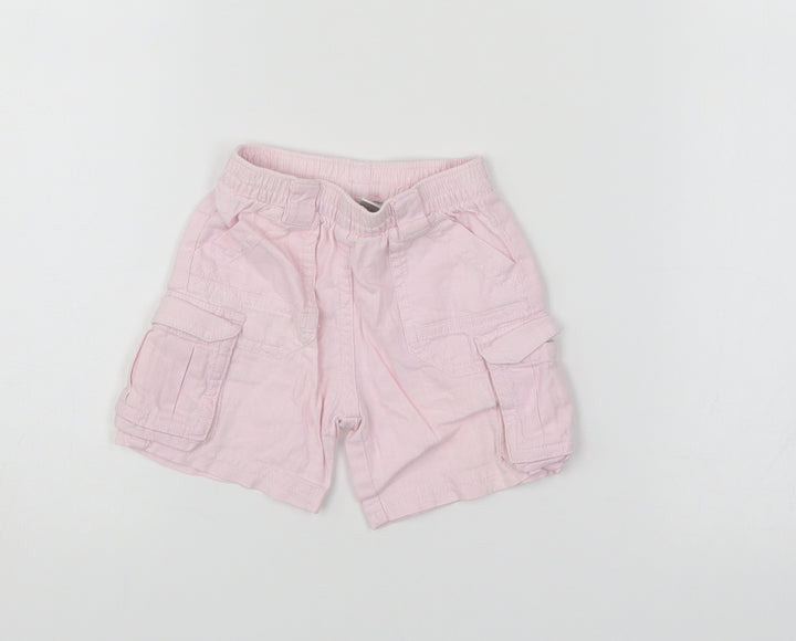 NEXT Girls Pink Cargo Trousers Size Newborn - SHORTS