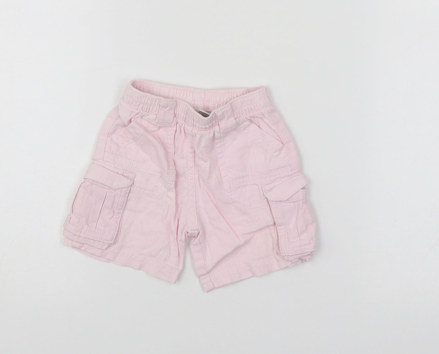 NEXT Girls Pink   Cargo Trousers Size Newborn  - SHORTS