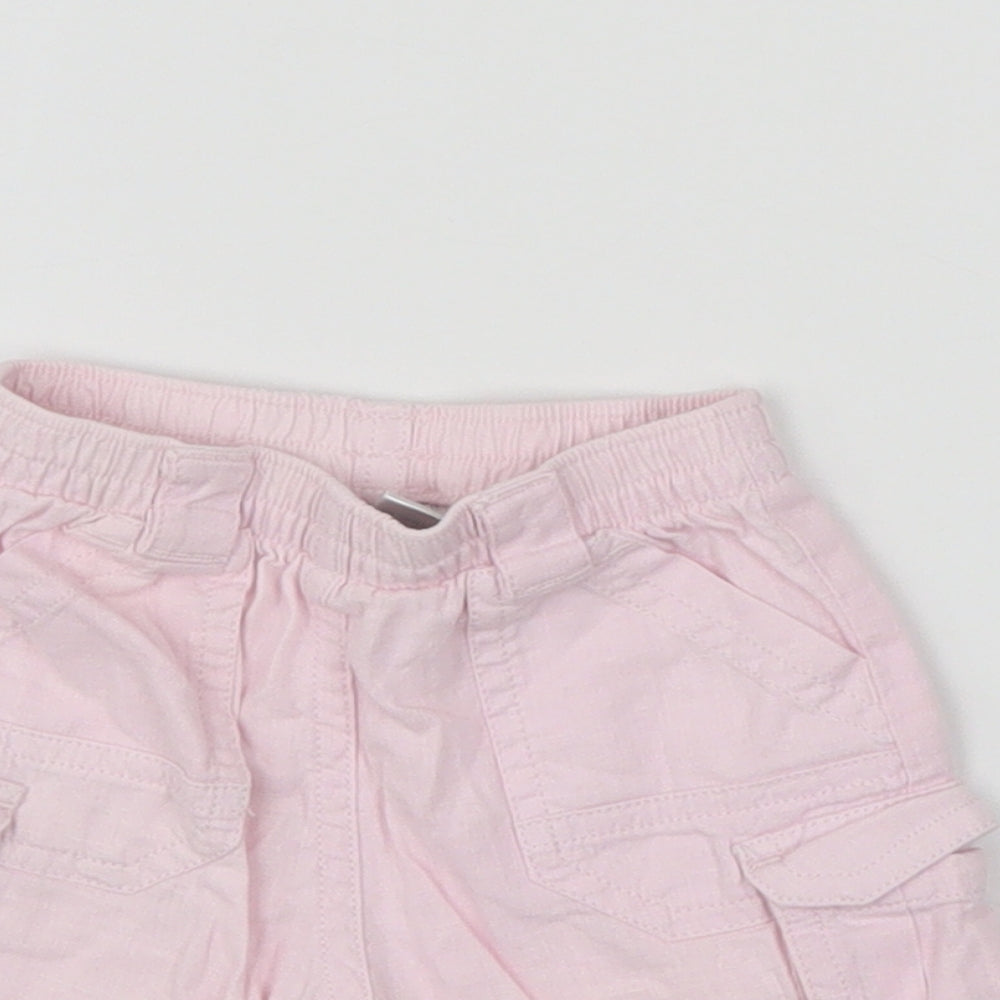 NEXT Girls Pink   Cargo Trousers Size Newborn  - SHORTS