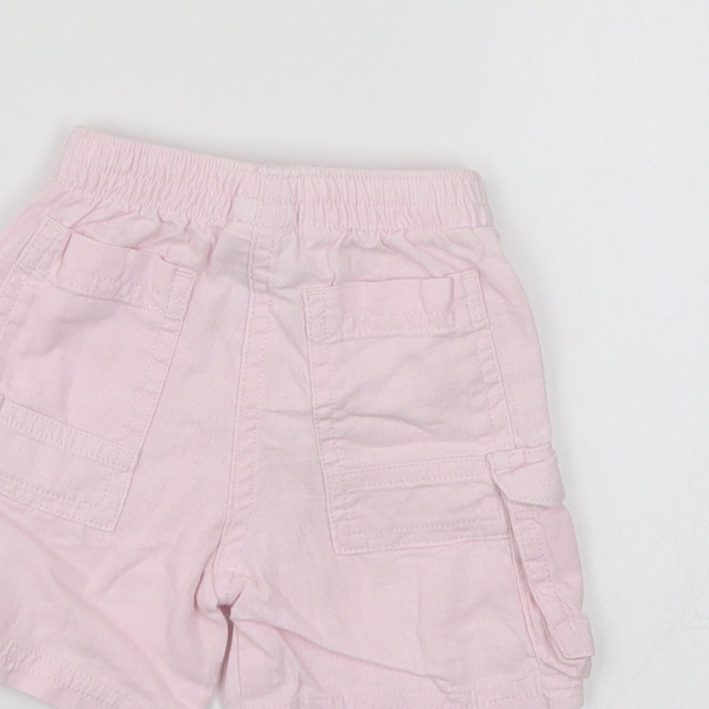 NEXT Girls Pink   Cargo Trousers Size Newborn  - SHORTS
