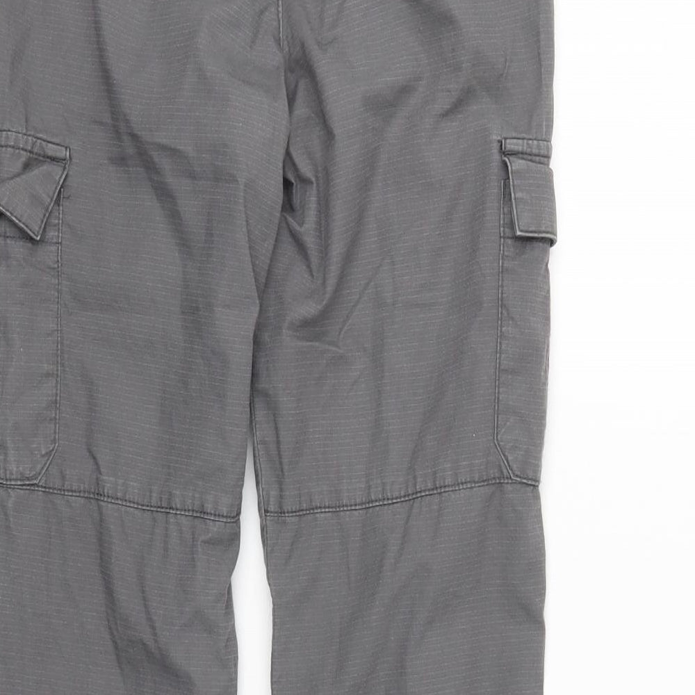 George Boys Grey   Cargo Trousers Size 10-11 Years