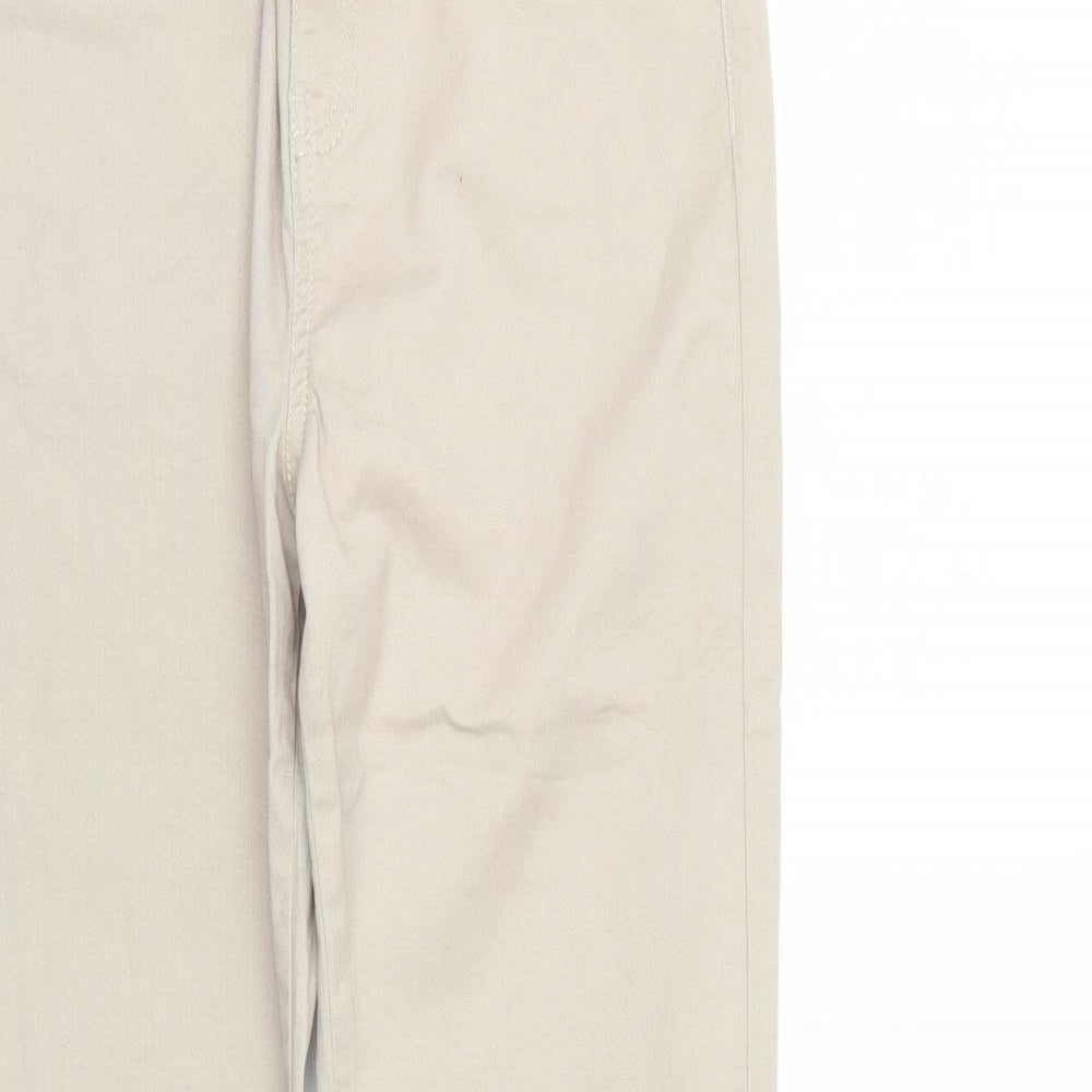 F&F Womens Ivory   Straight Jeans Size 6 L27 in