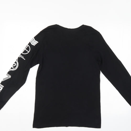 George Boys Black   Pullover Jumper Size 13-14 Years