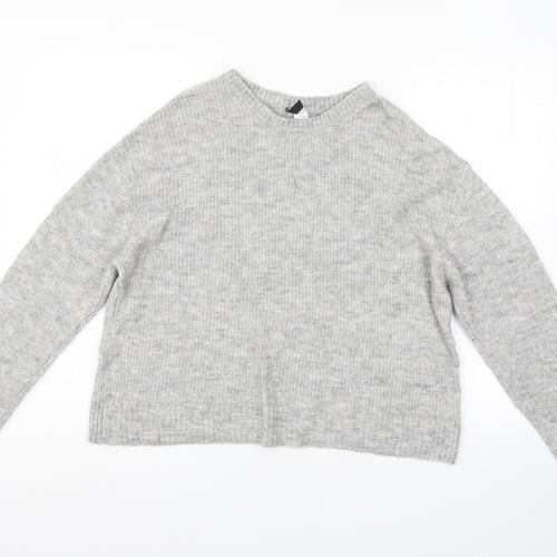 Divided Womens Grey   Pullover Jumper Size M