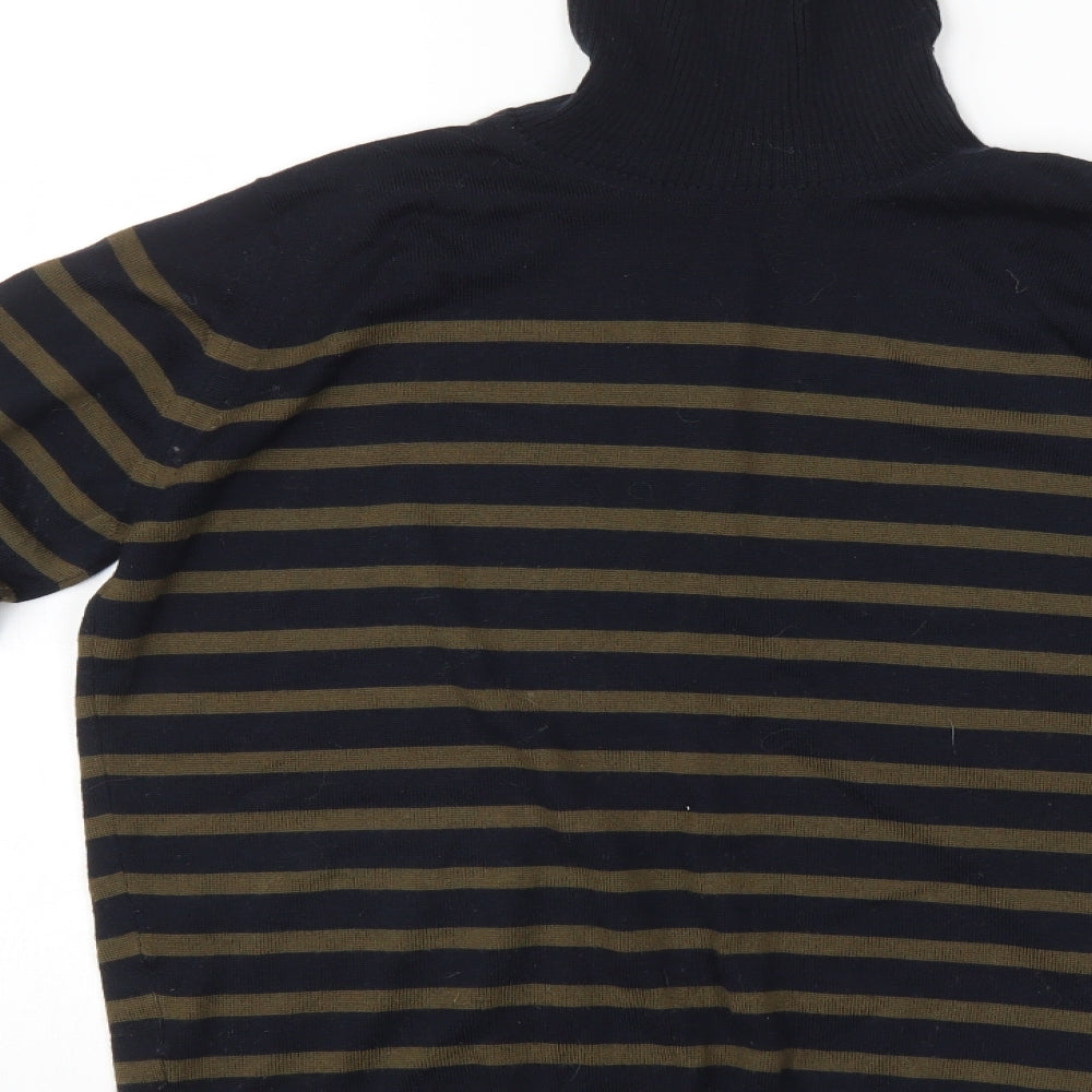 John Smedley Mens Multicoloured Striped  Pullover Jumper