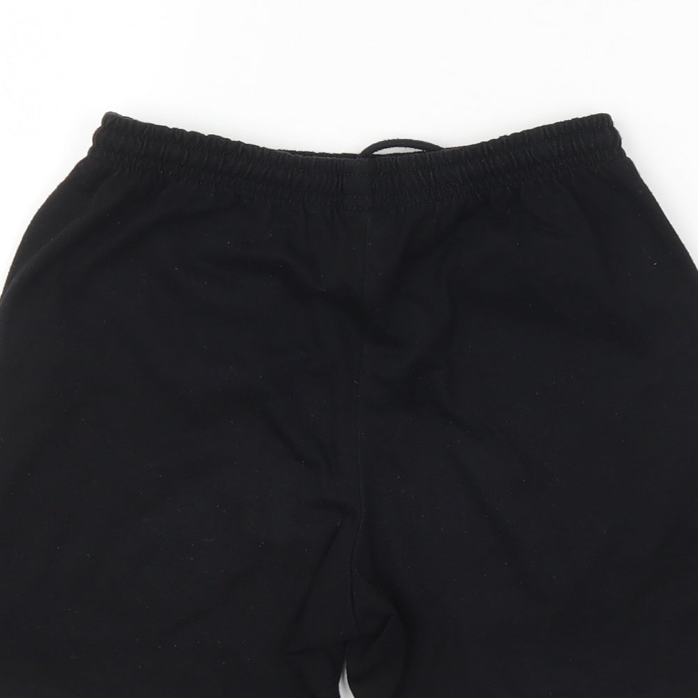 Slazenger Girls Black   Sweat Shorts Size 9-10 Years