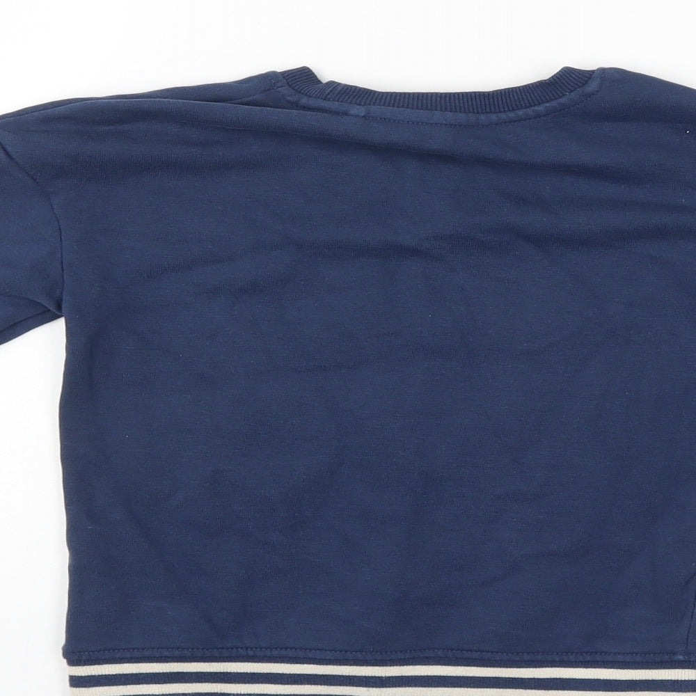 George Boys Blue   Pullover Sweatshirt Size 4-5 Years