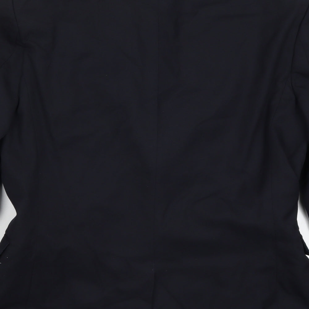 Moss London Mens Blue   Jacket Suit Jacket Size 38