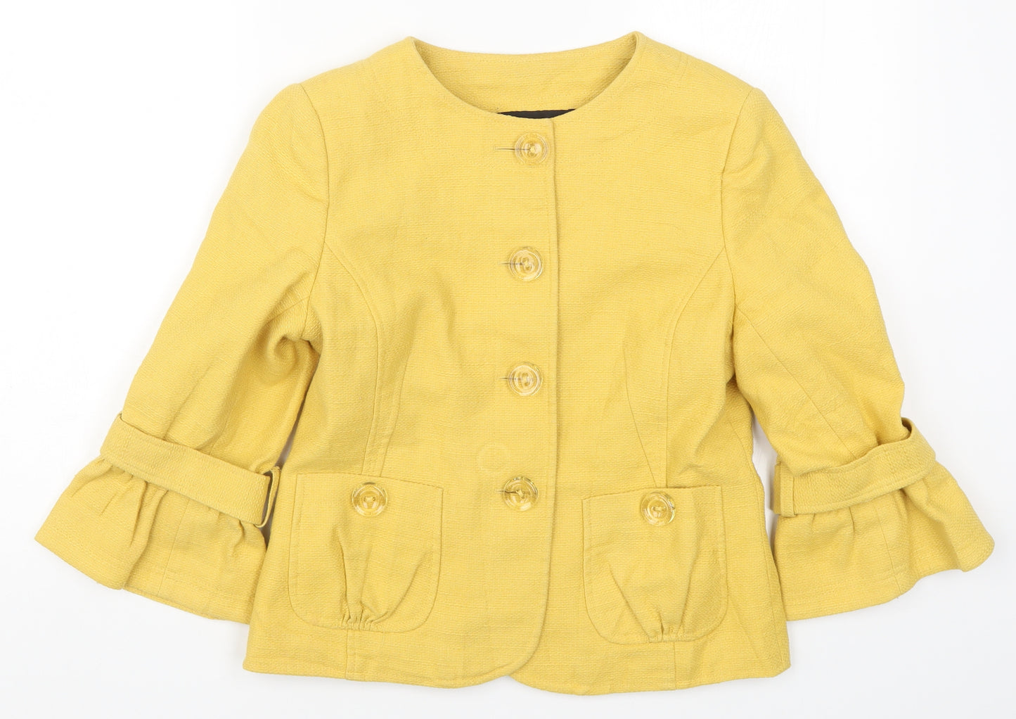 Papaya Womens Yellow   Jacket  Size 10
