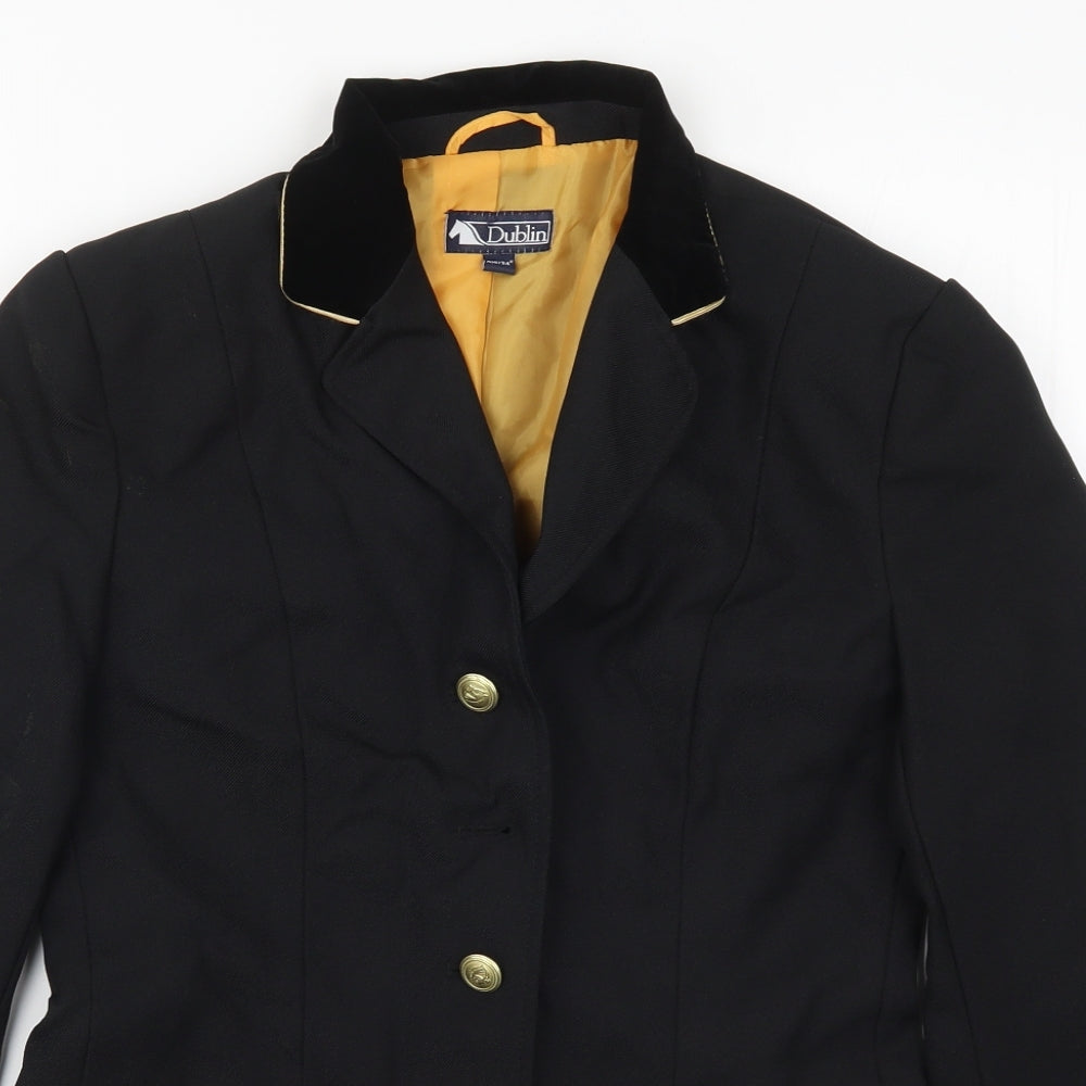 Dublin Womens Black   Jacket Suit Jacket Size 6