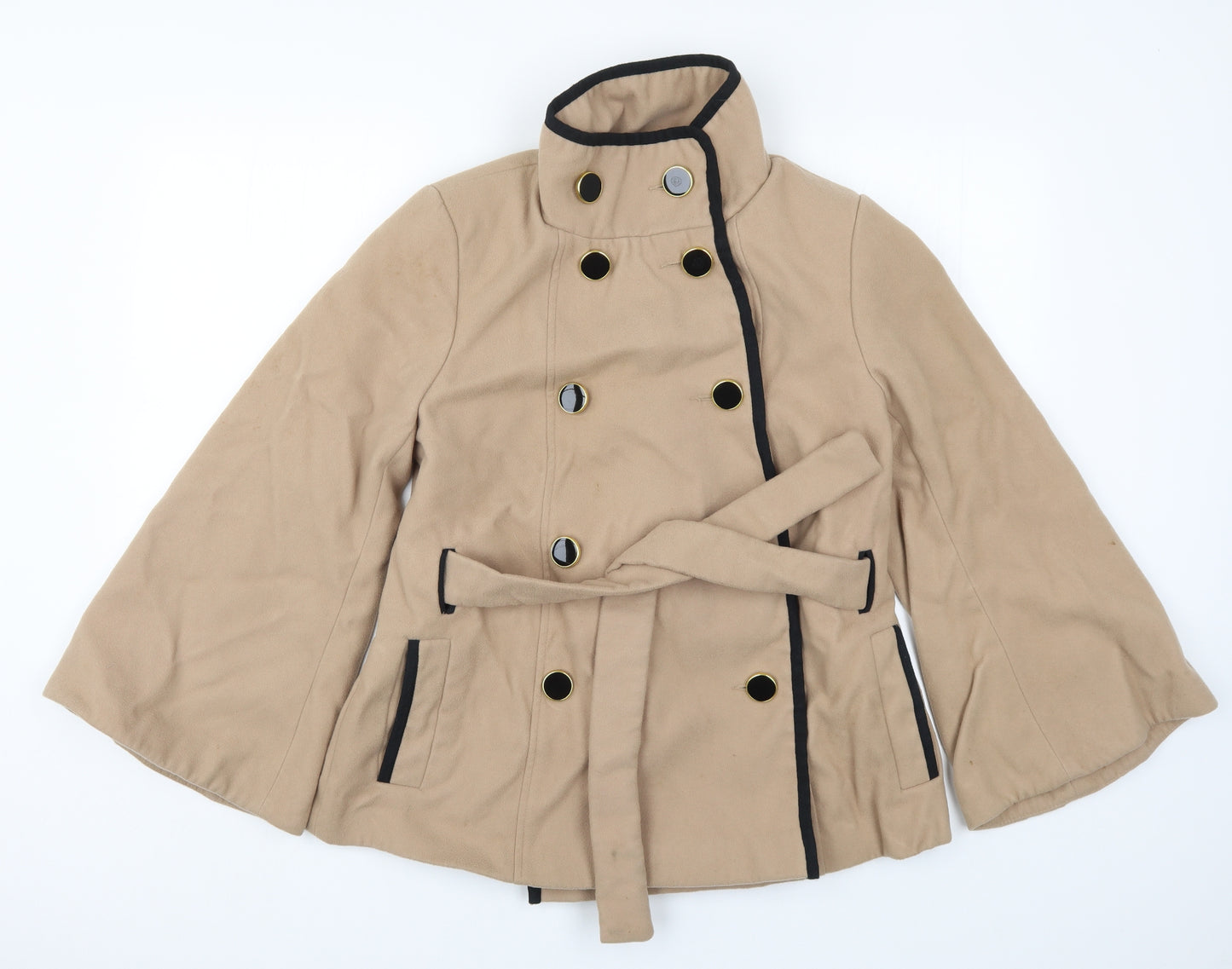 International Womens Beige   Pea Coat Coat Size 12