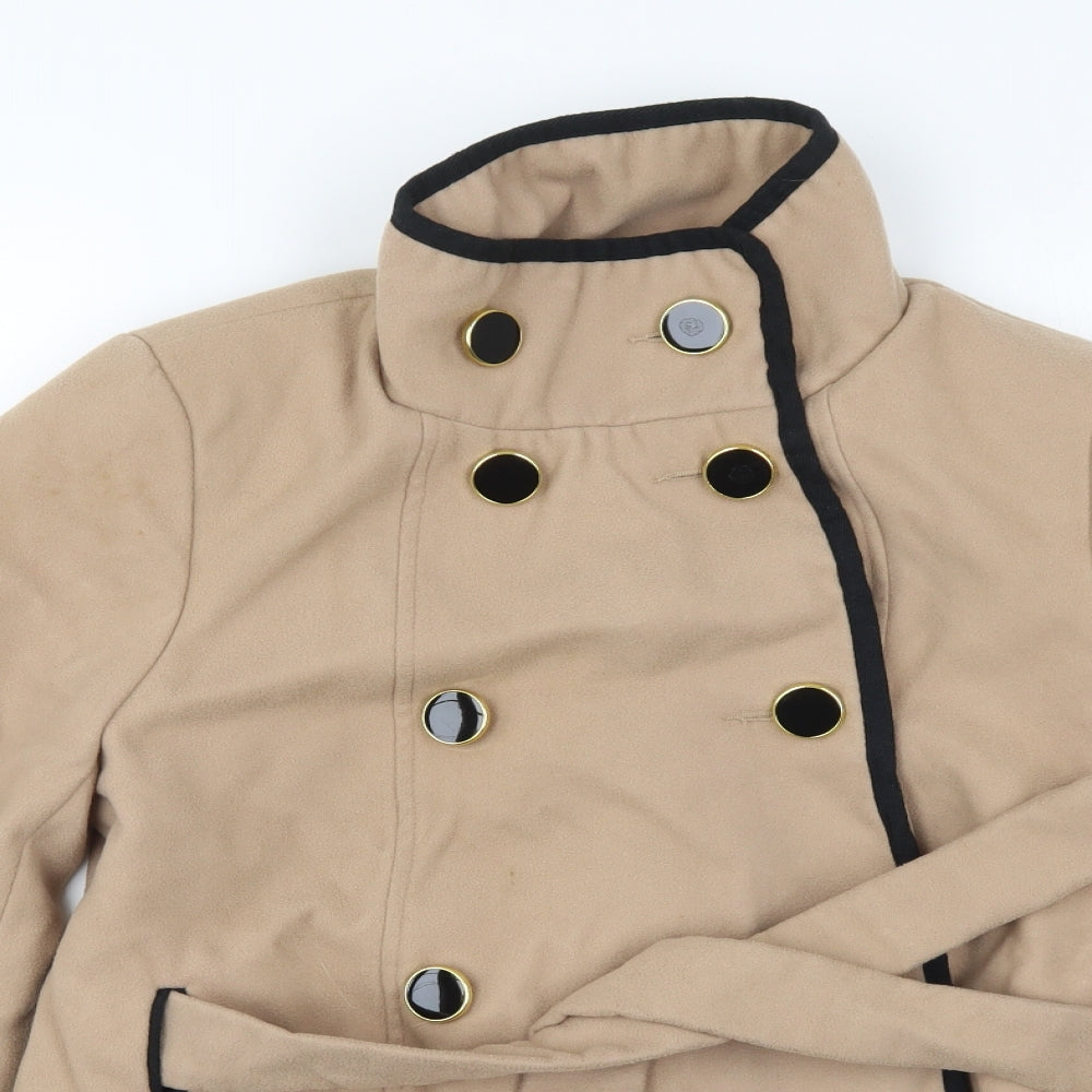 International Womens Beige   Pea Coat Coat Size 12
